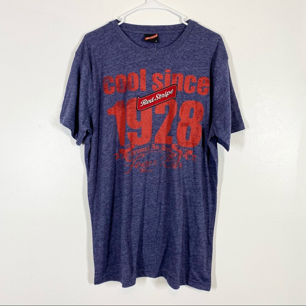 RED STRIPE Beer Alcohol Retro Vintage Graphic Tee